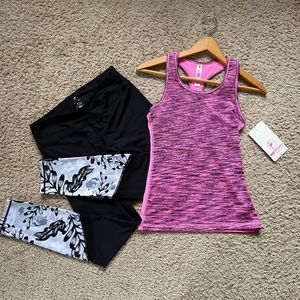 Workout tank and legging